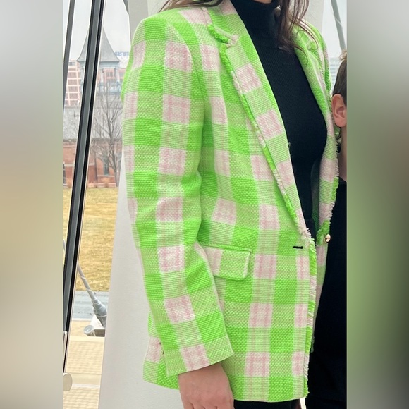 Tweed Check Blazer Medium - Picture 8 of 8